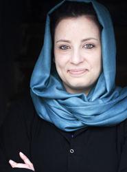 Selene Biff, promotora de una escuela de cuentacuentos en Afganistán.