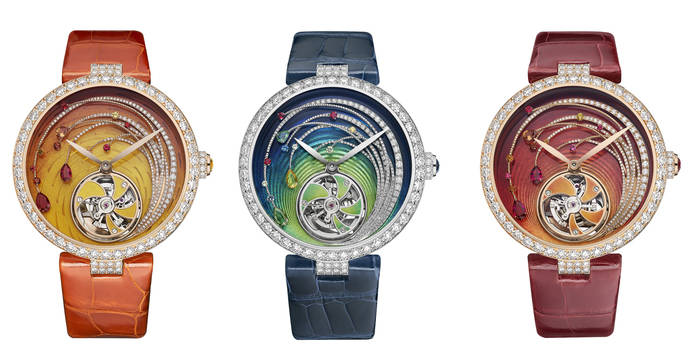 Chaumet presenta tres relojes-joya con tourbillón