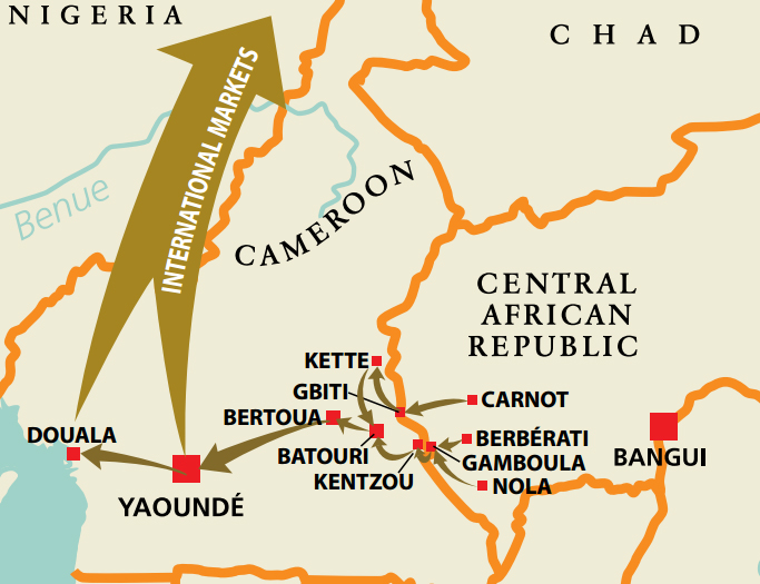 Camerún, el coladero para los diamantes de conflicto africanos
