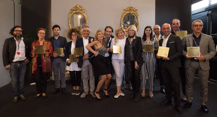 Galardonados en la pasada edición de los premios joyeros de Oro Arezzo.