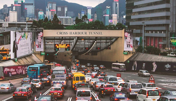 Uno de los pasos fronterizos entre Hong Kong y la región china de Shenzen.