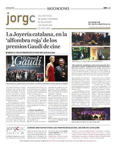 Página mensual del JORGC en el Periódico GOLD&TIME, fruto del acuerdo de colaboración entre ambas entidades. 
