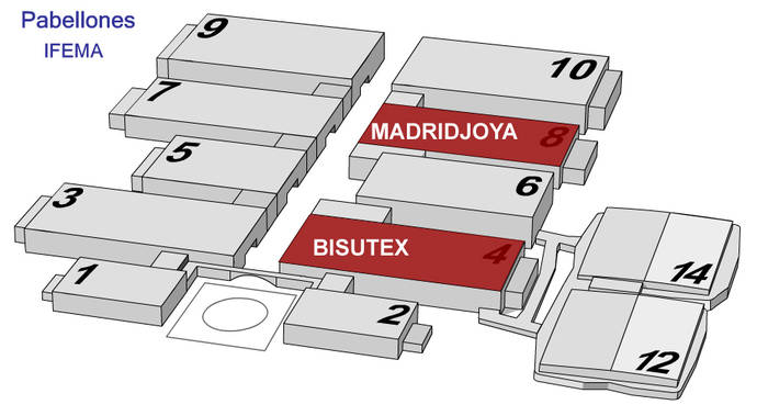 Ifema reestructura sus salones de febrero y cambia las sedes de Madrid Joya y Bisutex