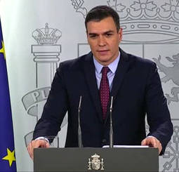 Pedro Sánchez compareció ayer por la tarde para anunciar las medidas para el retorno a la normalidad.