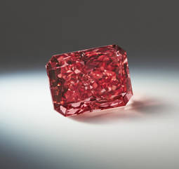 El Argyle Everglow, un diamante fancy red único, de 2,11 quilates. 