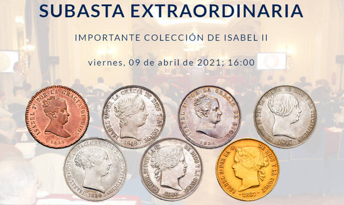 Cayón cierra en abril una subasta de rarísimas monedas del siglo XIX