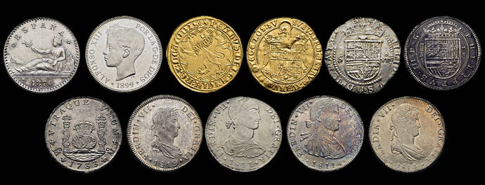 Cayón abre pujas por más de 700 lotes de monedas