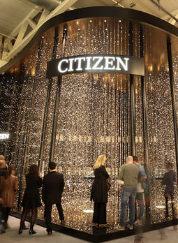El espectacular pabellón de Citizen durante la pasada edición de Baselworld.
