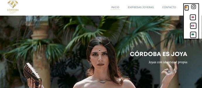 Córdoba Jewelry se internacionaliza con web en francés, árabe e inglés