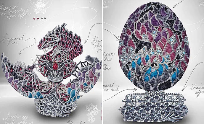 Fabergé diseña un huevo de dragón de 2,2 millones de dólares
