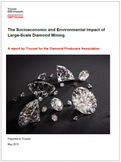 Portada del reciente informe encargado por los Productores de Diamantes.