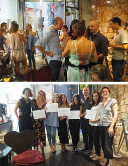 Entrega de Diplomas de los alumnos de InJewelry Barcelona en la Galería Meko.