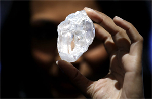 El diamante en bruto más grande del mundo podría superar los 70 millones