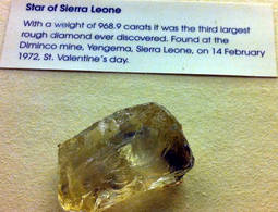 El Star of Sierra Leona es el más grande hallado en el país. Aún no han trascendido imágenes del recién encontrado. 