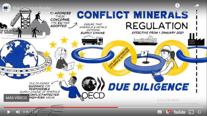Europa recuerda a España el reglamento contra el oro de conflicto