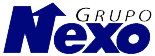Logo del Grupo Nexo en colores azul y rojo