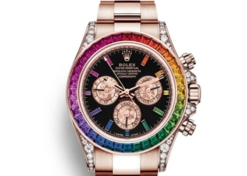 CR7 lleva el rainbow de Rolex perfecto para el Orgullo
