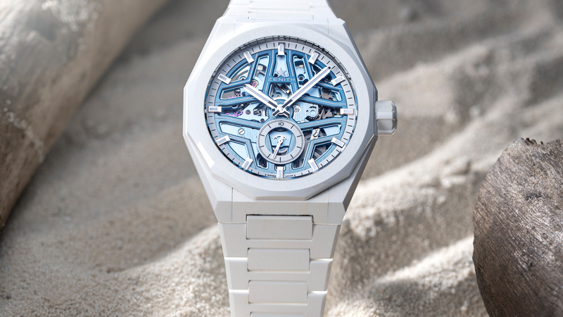 Zenith lanza el nuevo Defy Skyline Skeleton White Surfer Ceramic