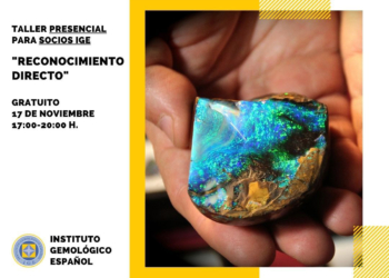 Nuevo taller del IGE: Reconocimiento directo de gemas