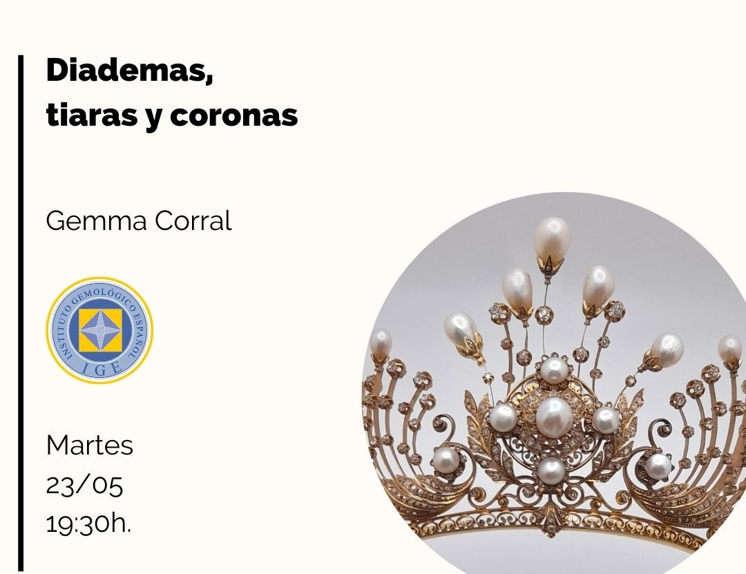 Nuevo webinar del IGE, ‘Diademas, tiaras y coronas’