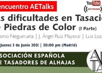 La tasación de piedras de color, esta tarde a las 20:00 en la III Charla AETAlks