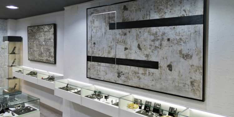 El joyero Luis Méndez acoge en su galería una muestra de pintura