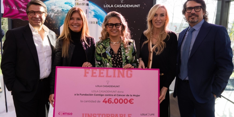 LOLA CASADEMUNT dona 46.000 euros