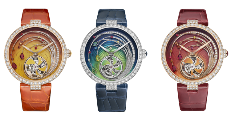 Chaumet presenta tres relojes-joya con tourbillón