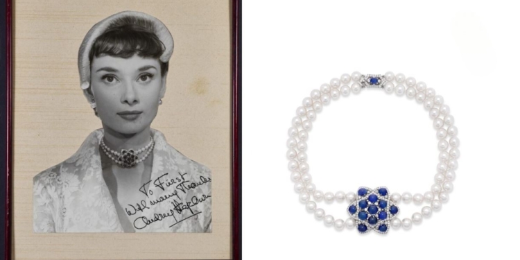 Christie’s subasta el collar de perlas de Vacaciones en Roma