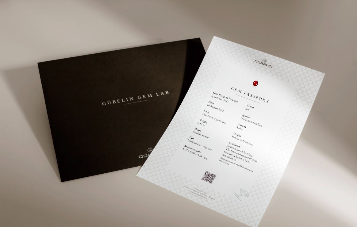 El Gübelin Gem Lab presenta su servicio Gem Passport