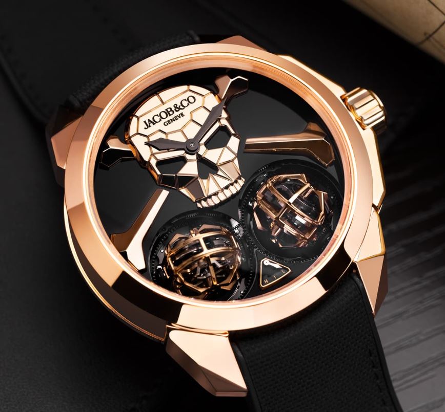 Jacob & Co. lanza el reloj Skull Double Tourbillon