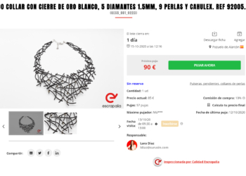 Subasta para profesionales de la joyería: Más de 87.000 piezas desde 1 euro