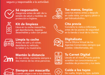 Los agentes comerciales publican su decálogo de prevención del Covid-19