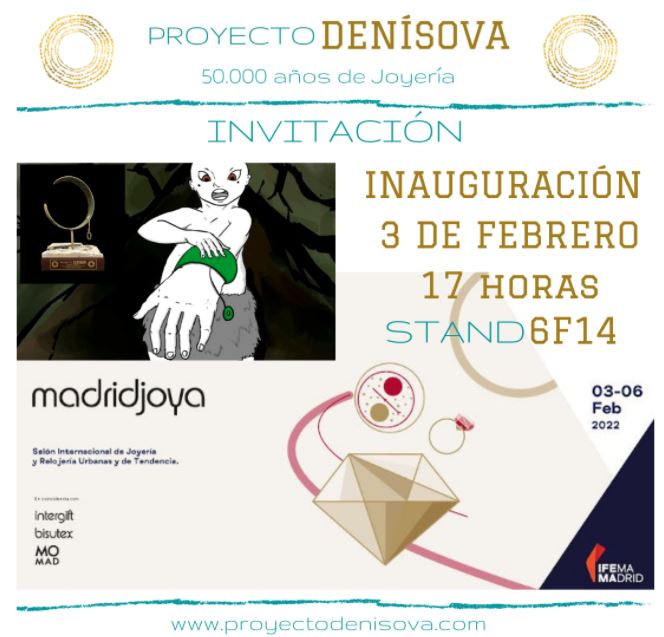 El proyecto ‘Denísova’ presente en MadridJoya