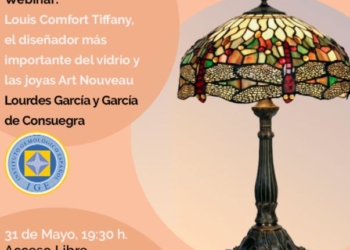 Nuevo webinar por el IGE: ‘Louis Comfort Tiffany, el diseñador más importante del vidrio y las joyas Art Nouveau’