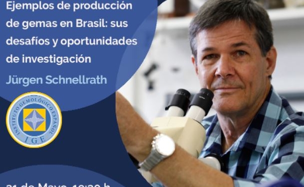 Nuevo webinar: ‘Ejemplos de producción de gemas en Brasil: sus desafíos y oportunidades de investigación’