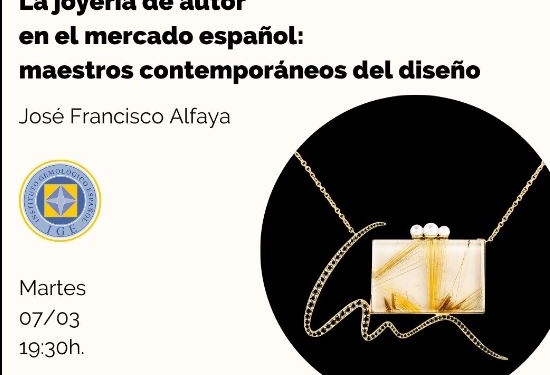 Nuevo webinar del IGE, ‘Joyería de autor en el mercado español’
