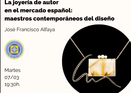 Nuevo webinar del IGE, ‘Joyería de autor en el mercado español’