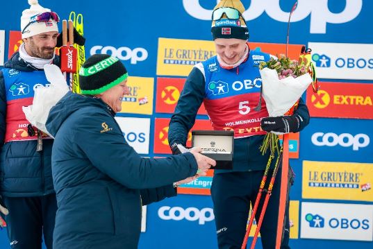 Certina, cronometrador de la Copa del Mundo de Esquí