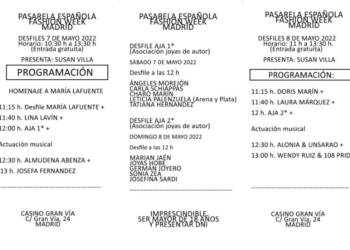 Pasarela Española con los joyeros más representativos
