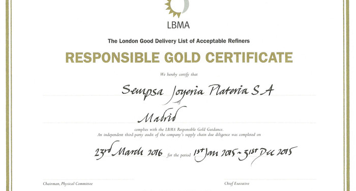 Sempsa renueva su certificado de oro ‘responsable’