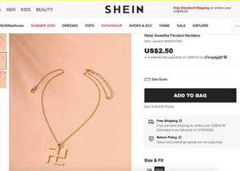 La firma Shein, obligada a retirar un colgante con una esvástica