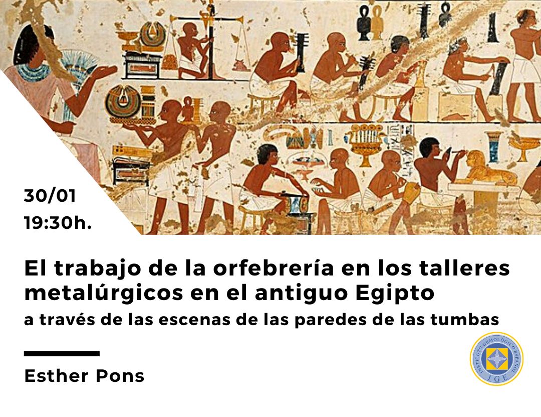 Webinar del IGE: «La orfebrería en el antiguo Egipto»