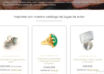 Joyas de Autor estrena canal de venta online