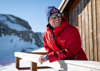 Alpina cronometra al snowboarder francés Pierre Vaultier