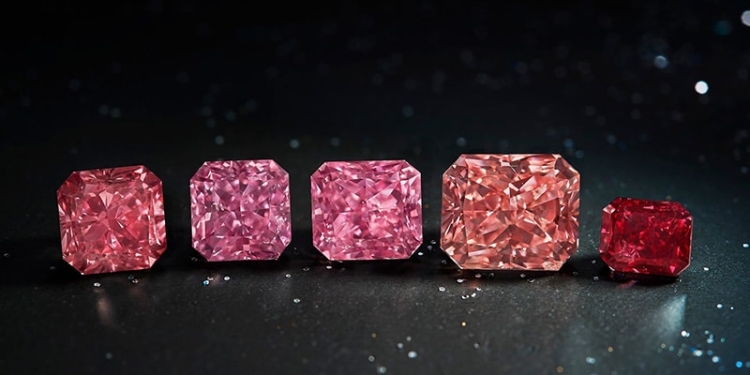 La subasta final de diamantes rosas Argyle bate récords