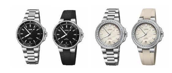 Oris presenta nuevas versiones con diamantes