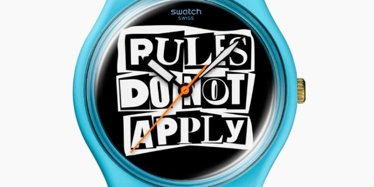 Swatch lanza la nueva colección de relojes No rules