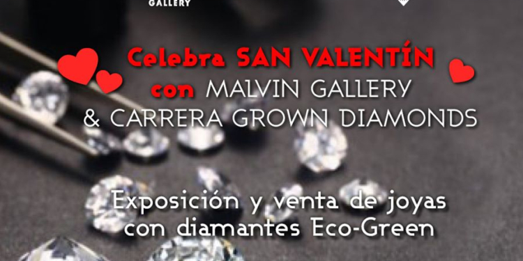 Carrera Grown Diamonds expone en la galería Malvin
