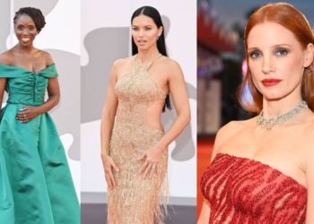 Sharon Duncan-Brewster, Adriana Lima y Jessica Chastain con joyas de Chopard en la 78 Mostra de Venecia